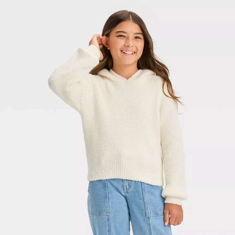 Cozy White Hoodie Sweater